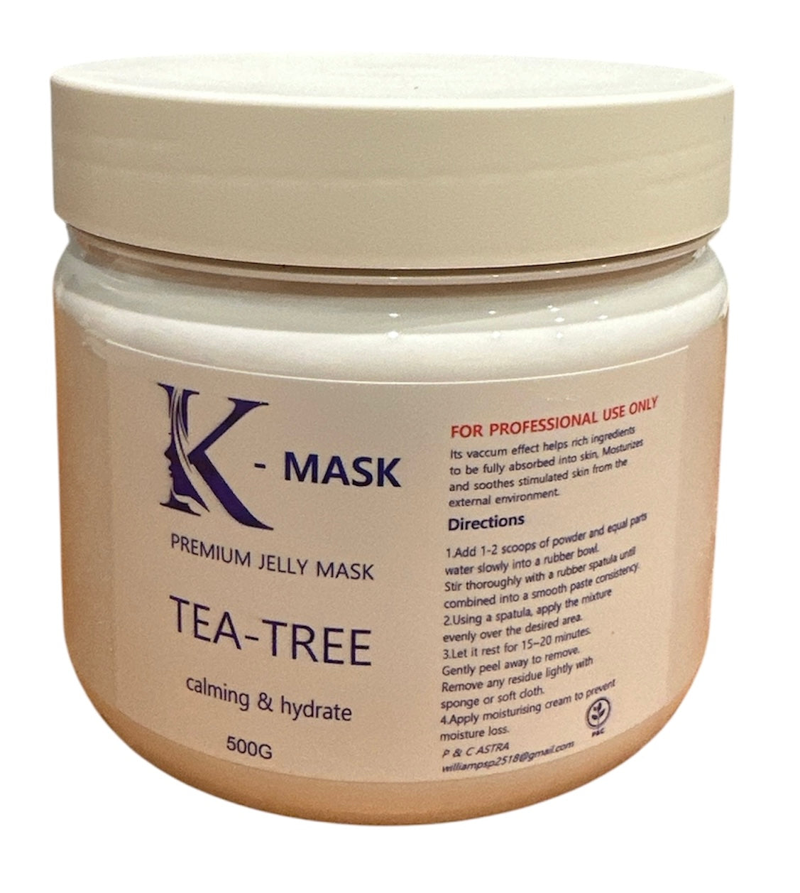 K-MASK TEA-TREE 500G Peel-Off Jelly Mask Premium Made in South Korea