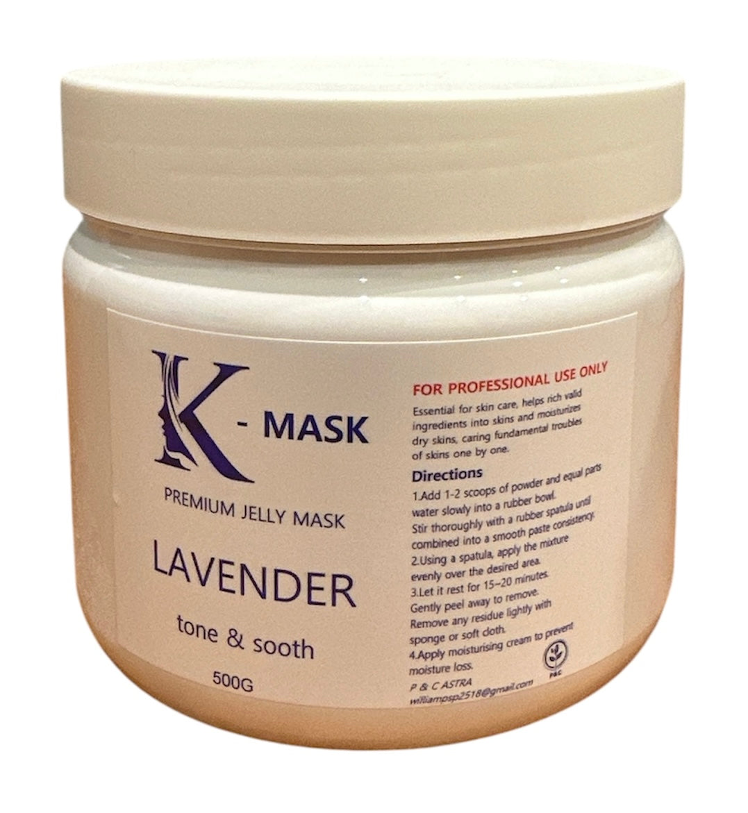 K-MASK LAVENDER 500G Peel-Off Jelly Mask Premium Made in South Korea